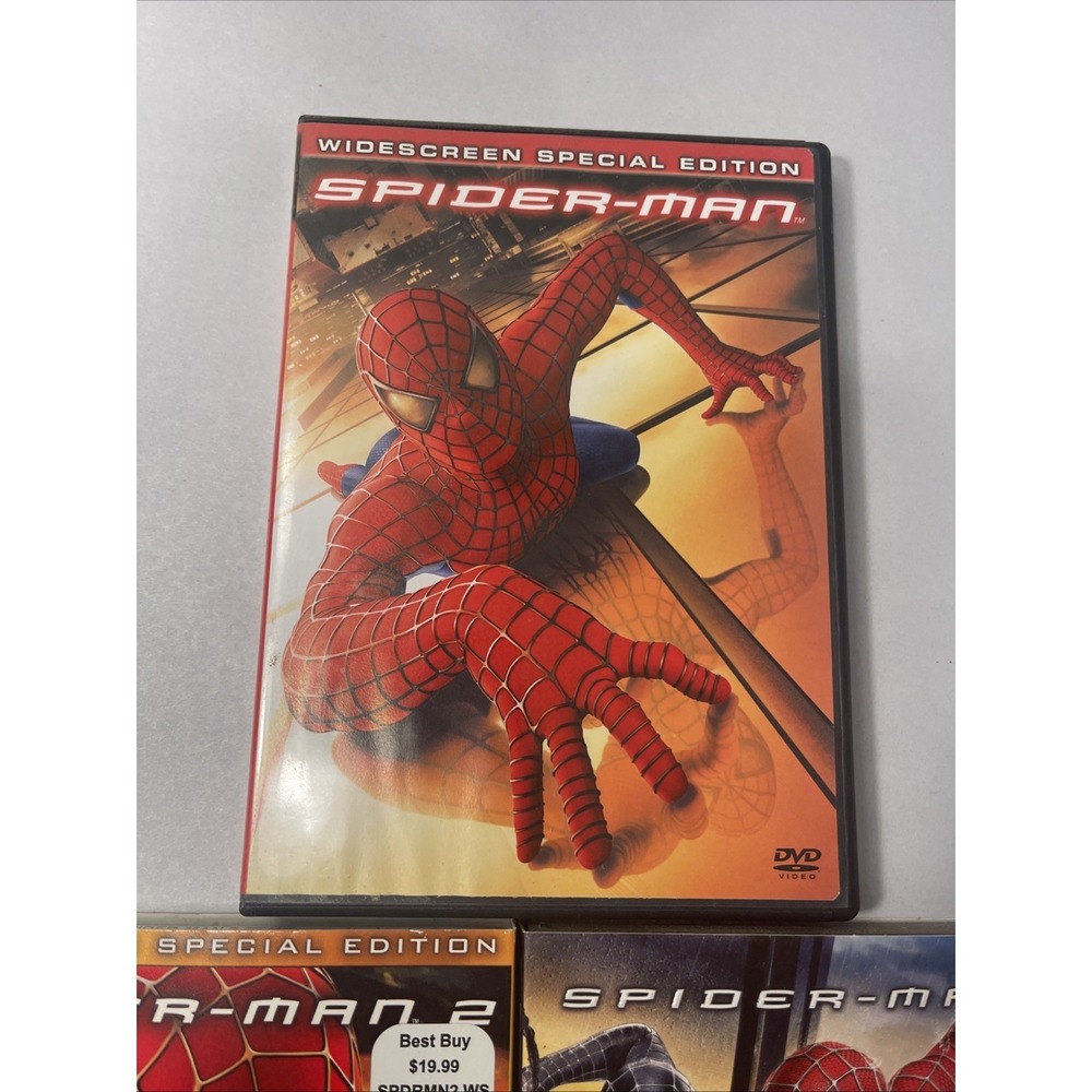 Spider-Man Trilogy 1 2 3 Wide Screen Special Edition 3 DVD Tobey Maguire - Picture 2 of 9